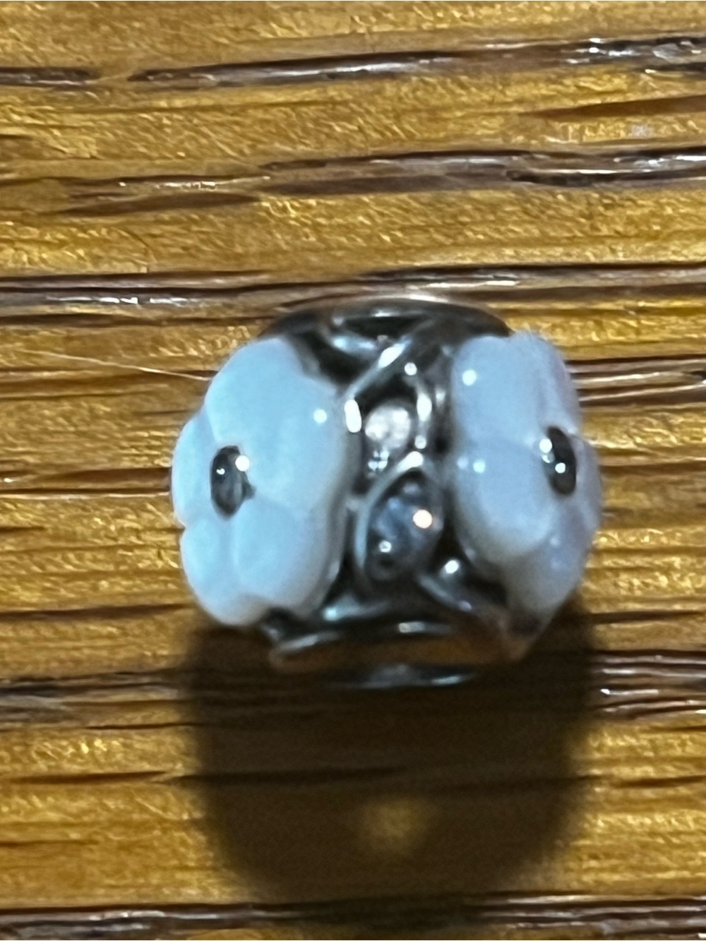 AUTHENTIC PANDORA Luminous Florals Charm MOP Silver 791894MOP - Retired/Rare - Picture 5 of 10